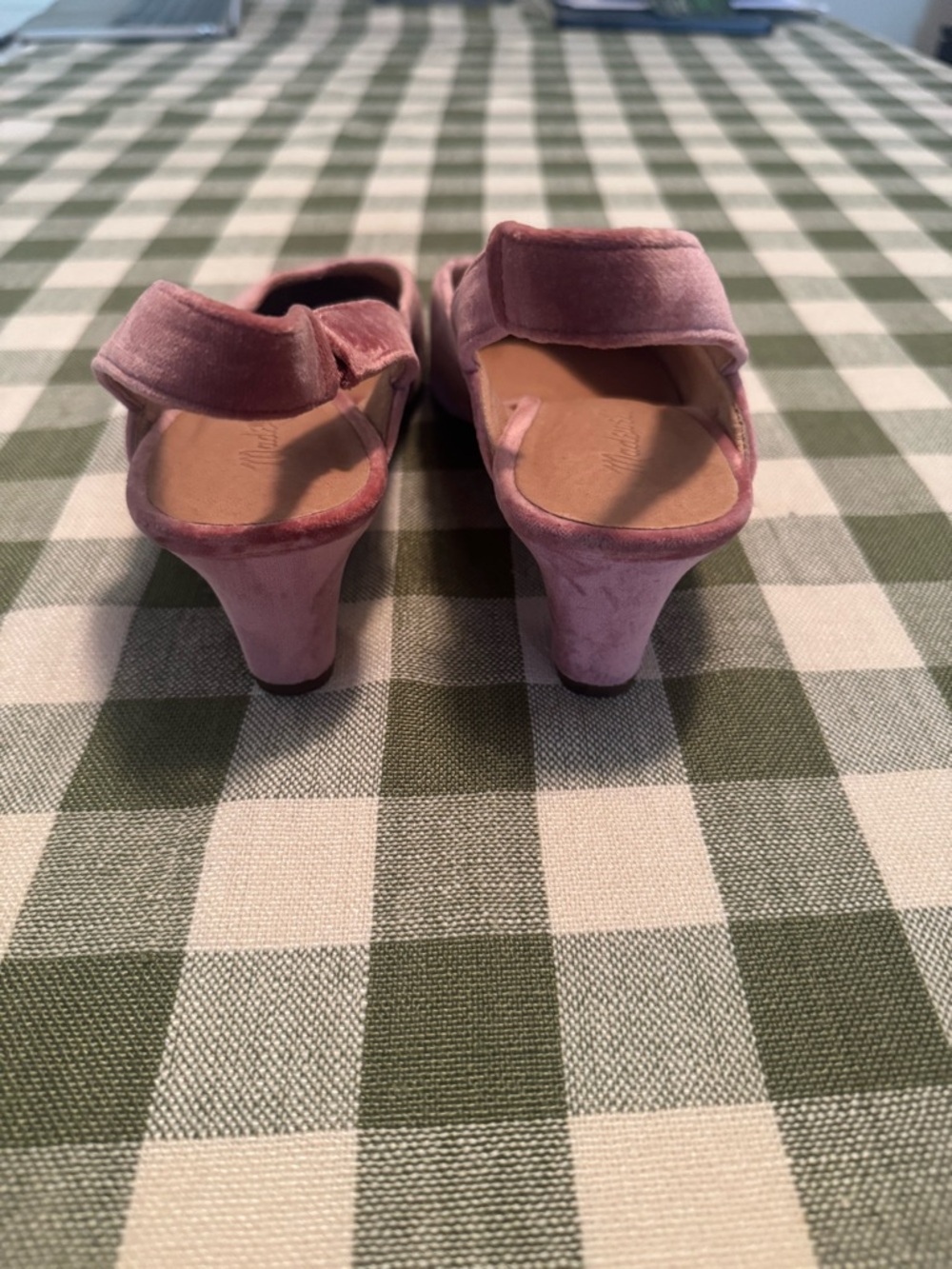 Madewell Etta Slingback Pump in Velvet Pink - Picture 7 of 8